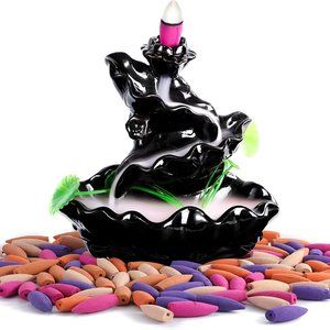 ZEN Waterfall Incense Burner Backflow Ceramic Incense Holder